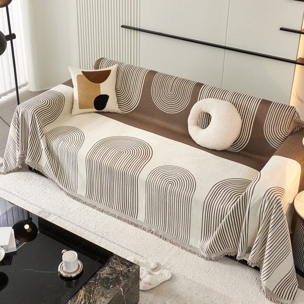 sofa cover, couch throw, sofa blanket, furniture protector, sectional cover, bestseller push, lifestyle, minimalist, calm, neutral, brown